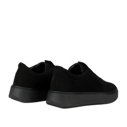 Women casual shoes 6095 black velour