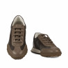 Women sport shoes 6097 sand velour combined