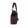 Women shoulder bag 004-1g dark chocolate