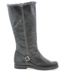 Women knee boots 3248 black