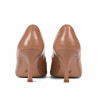 Women stylish, elegant shoes 1359 patent beige