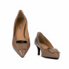 Women stylish, elegant shoes 1358 cappuccino