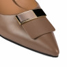 Women stylish, elegant shoes 1358 cappuccino