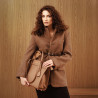 Women shoulder bag 047g caramel brown lifestyle