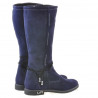 Women knee boots 3276 indigo velour