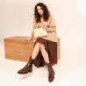 Women boots 3412 cacao lifestyle