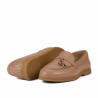 Women loafers, moccasins 6082 biz nude