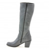 Women knee boots 3277 gray combined