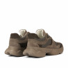 Women sport shoes 6102 sand velour combined