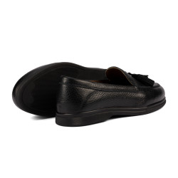 Women loafers, moccasins 6096 biz black