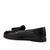 Women loafers, moccasins 6096 biz black