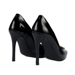 Women stylish, elegant shoes 1364 patent black