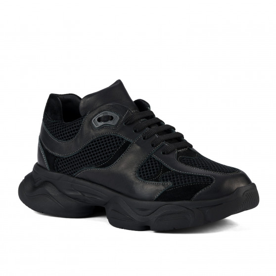 Women sport shoes 6102 black combined