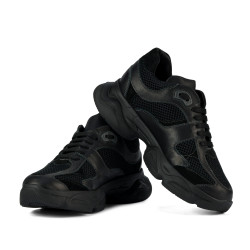 Women sport shoes 6102 black combined