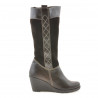 Women knee boots 3221 cafe combined