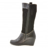 Women knee boots 3221 cafe combined