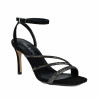 Women sandals 1337 black velour combined
