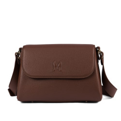 Women shoulder bag 040g biz cognac