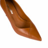 Women stylish, elegant shoes 1325 brown cognac