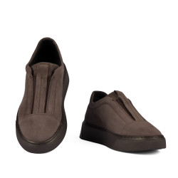 Women casual shoes 6095 sand velour