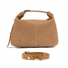 Women hand bag 037-1g camoscio nude