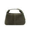 Women hand bag 037-1g suede olive