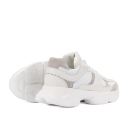 Women sport shoes 6102 white combined