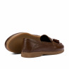 Women loafers, moccasins 6096 biz castan