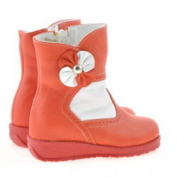 Small children boots 20c red+white