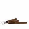 Women belt 45-1mc bicolored biz brown+nude