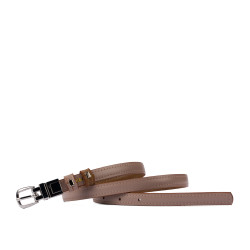 Women belt 45-1mc bicolored biz brown+nude