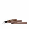 Women belt 45-1mc bicolored biz brown+nude