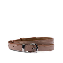 Women belt 45-1mc bicolored biz brown+nude
