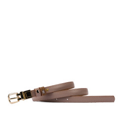 Women belt 45mc bicolored biz brown+nude