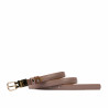 Women belt 45mc bicolored biz brown+nude