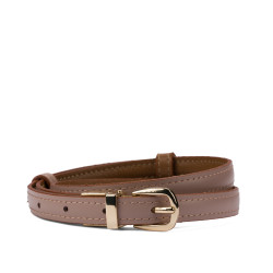 Women belt 45mc bicolored biz brown+nude