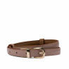 Women belt 45mc bicolored biz brown+nude