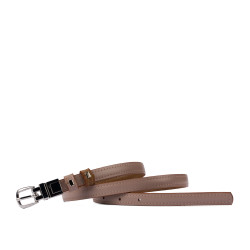 Women belt 45-1mc bicolored biz brown+nude