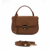 Women hand bag 022g golden brown