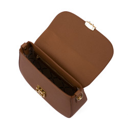 Women hand bag 022g golden brown