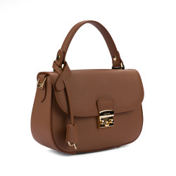 Women hand bag 022g golden brown