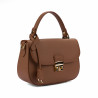 Women hand bag 022g golden brown