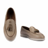 Women loafers, moccasins 6096 biz cappuccino