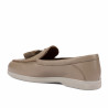 Women loafers, moccasins 6096 biz cappuccino