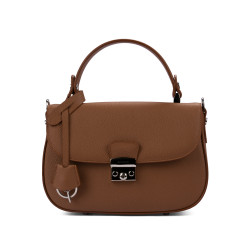 Women hand bag 022g 01 golden brown