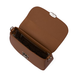 Women hand bag 022g 01 golden brown