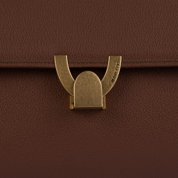 Women shoulder bag 032g cognac