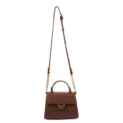 Women shoulder bag 032g cognac