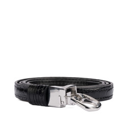 Women belt 45-1mc bicolored black+croco black