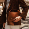 Women hand bag 037-1g camoscio brown lifestyle
